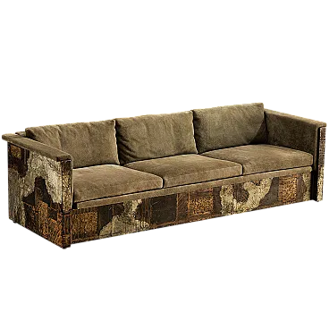 Patchwork sofa by Paul Evans for Paul Evans Studio, 1970s