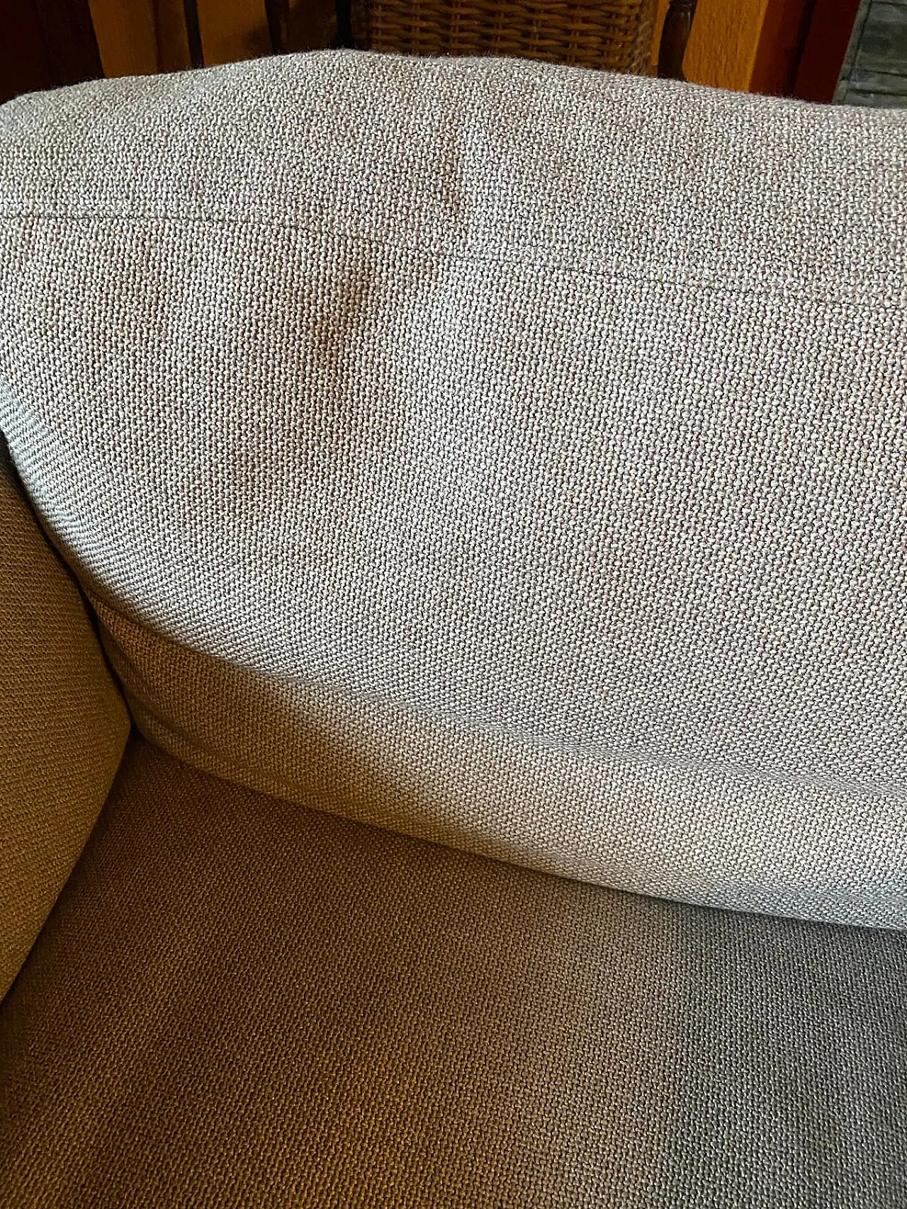 Divano Eloro in legno e tessuto di Cassina, fine '900 7