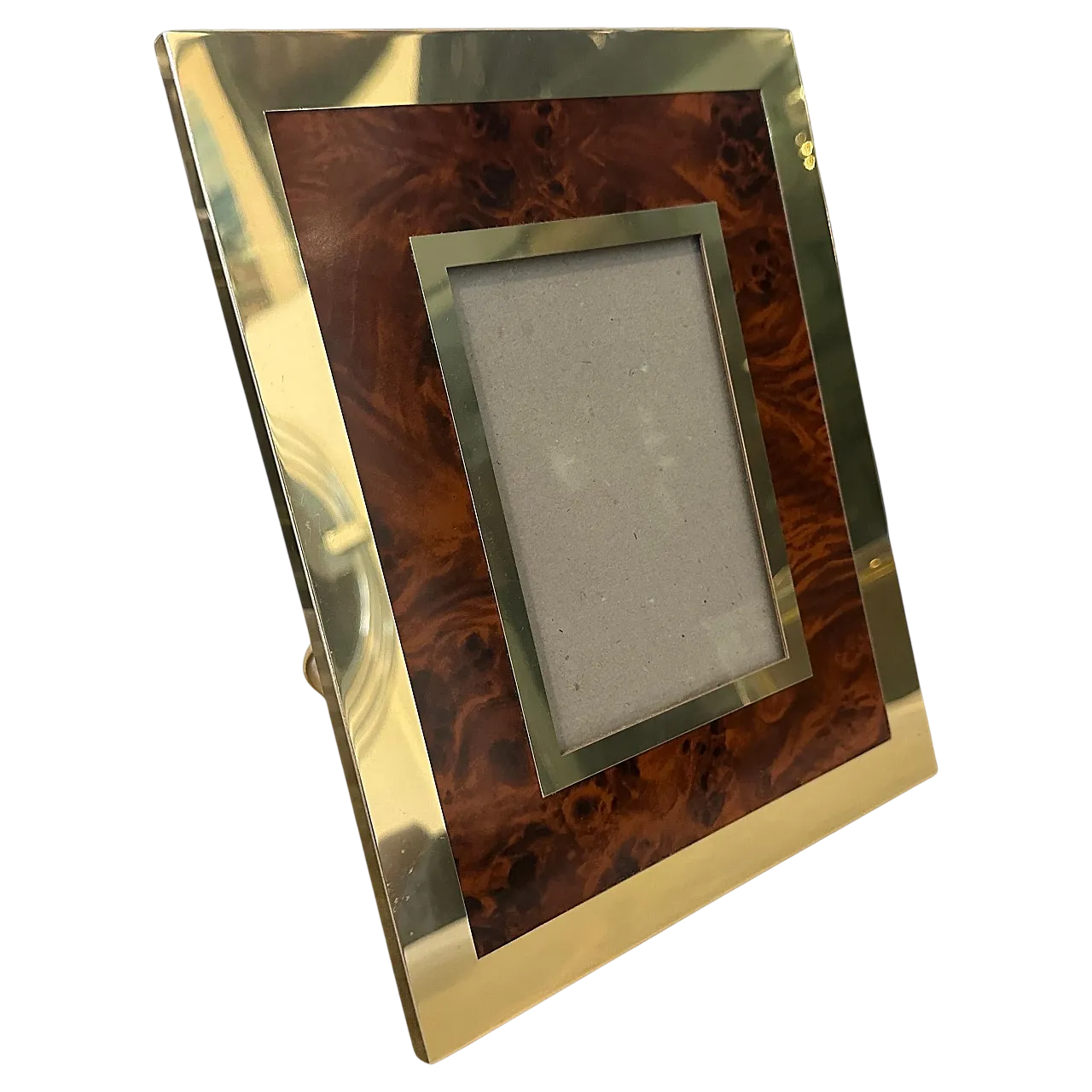 Brass and lucite frame, 1970s 13