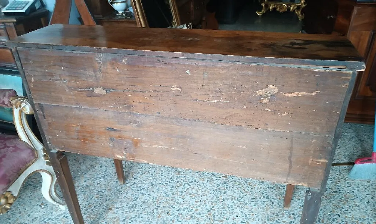 Scrittoio a ribalta in noce massello Luigi XVI, fine '700 12
