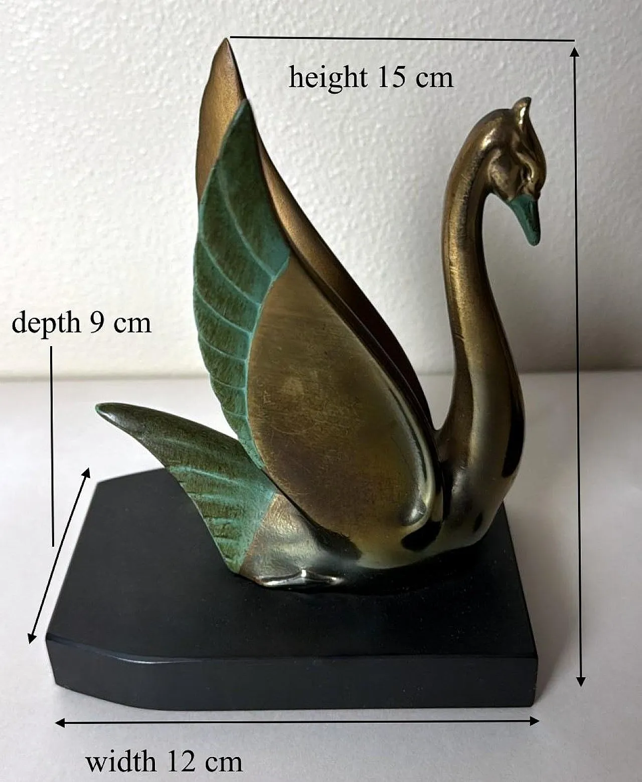 Coppia di reggilibri in ottone e marmo, anni '30 20