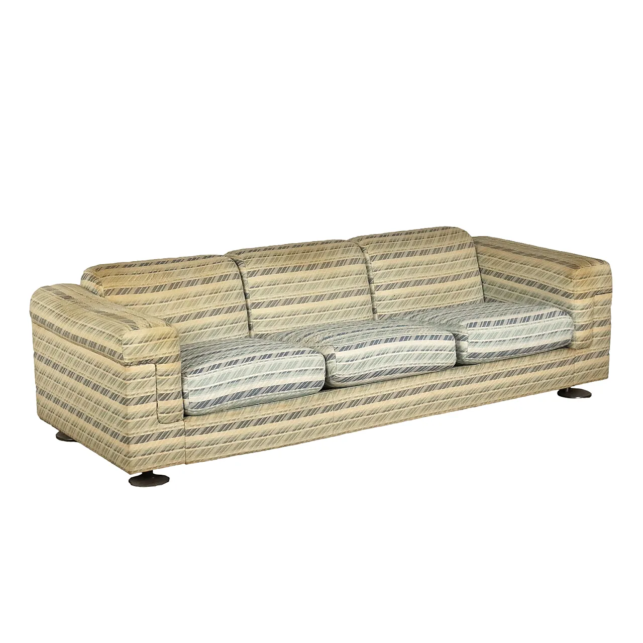 Divano D120 a tre posti di Valeria Borsani e Alfredo Bonetti per Tecno, anni '80 1