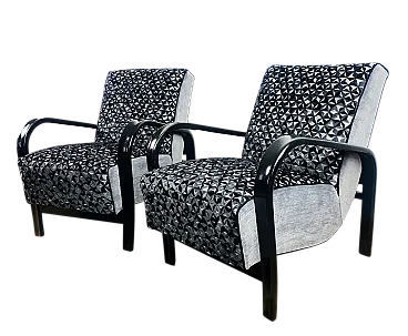 Poltrone HF11 Art Deco, anni '40