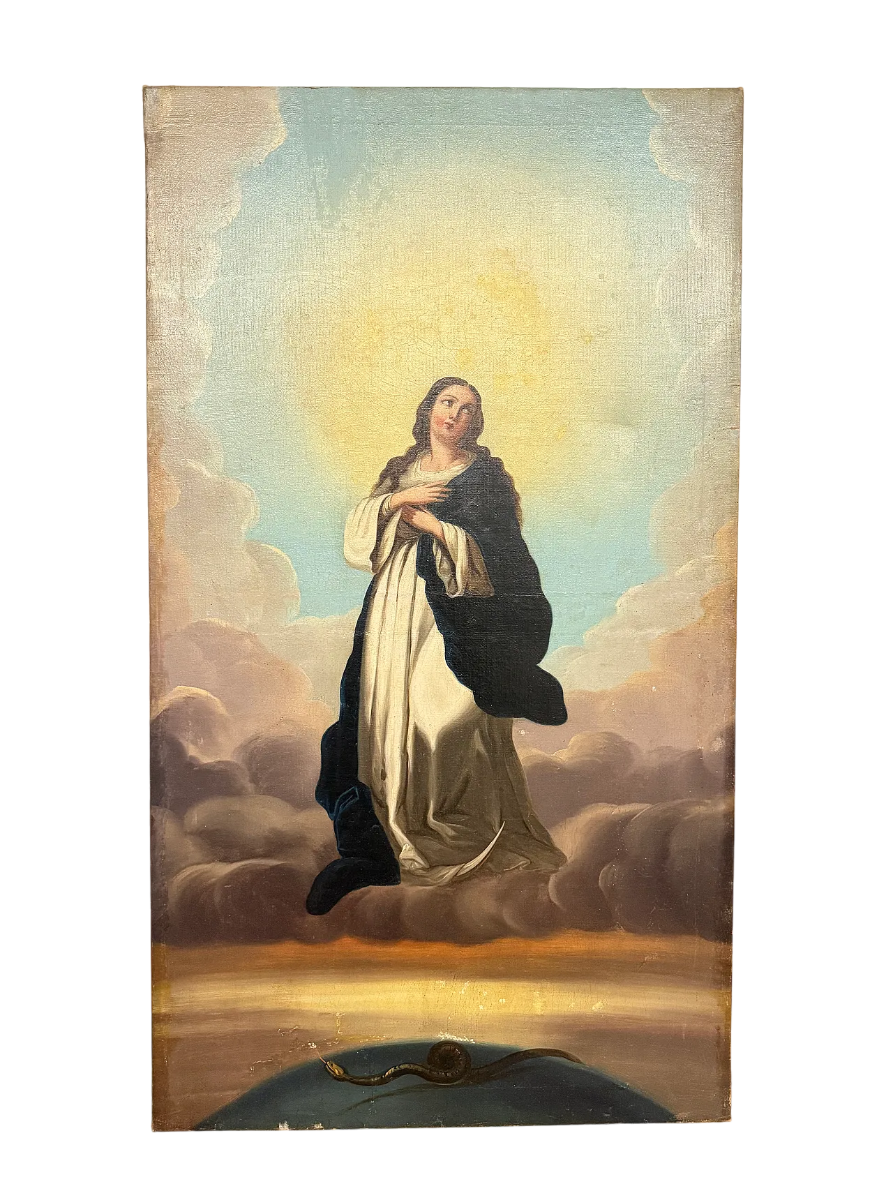 Immacolata concezione, dipinto ad olio su tela, '800 11