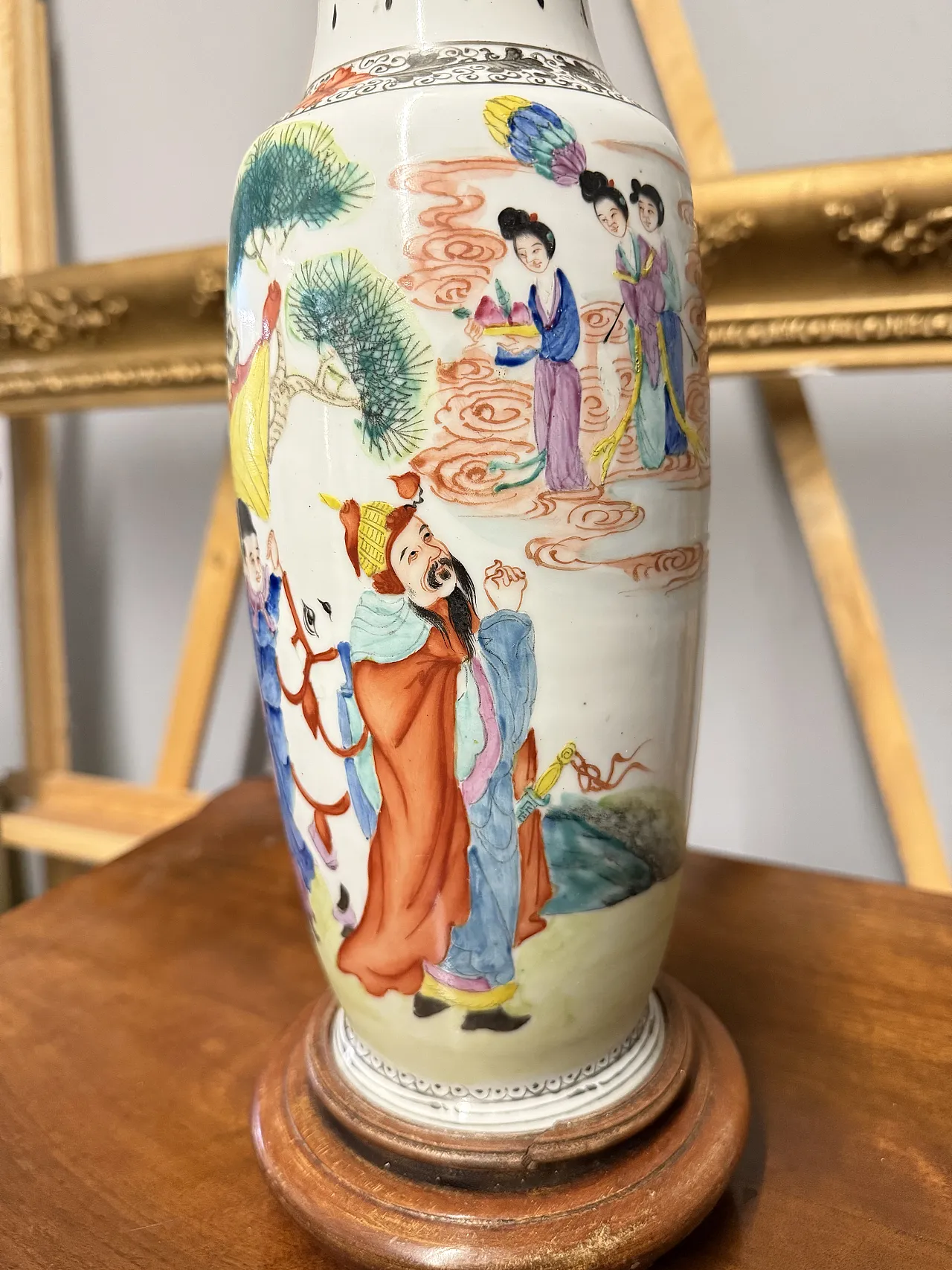 Vaso cinese in porcellana dinastia Qing, '900 6