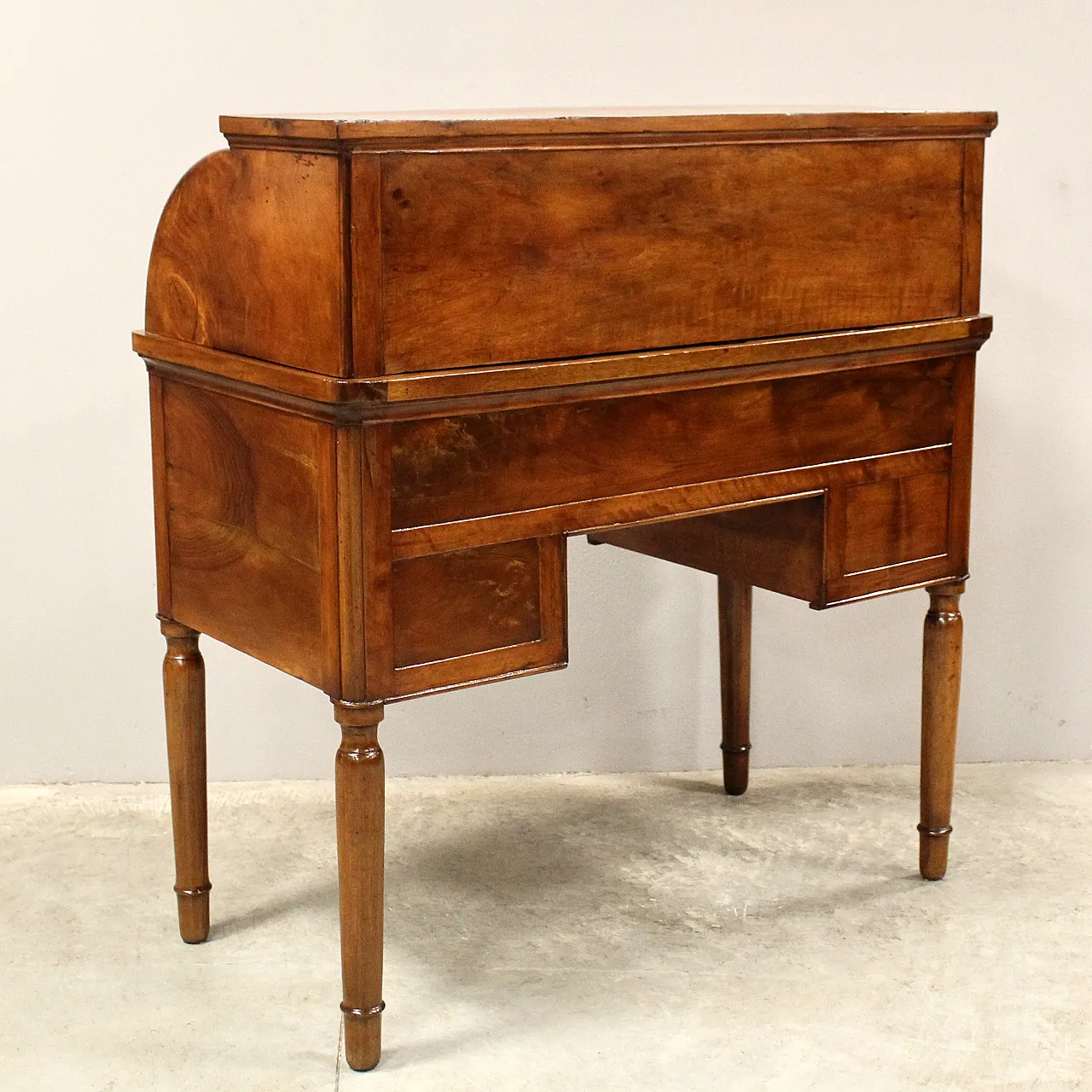 Charles X desk in walnut, 19th century 13
