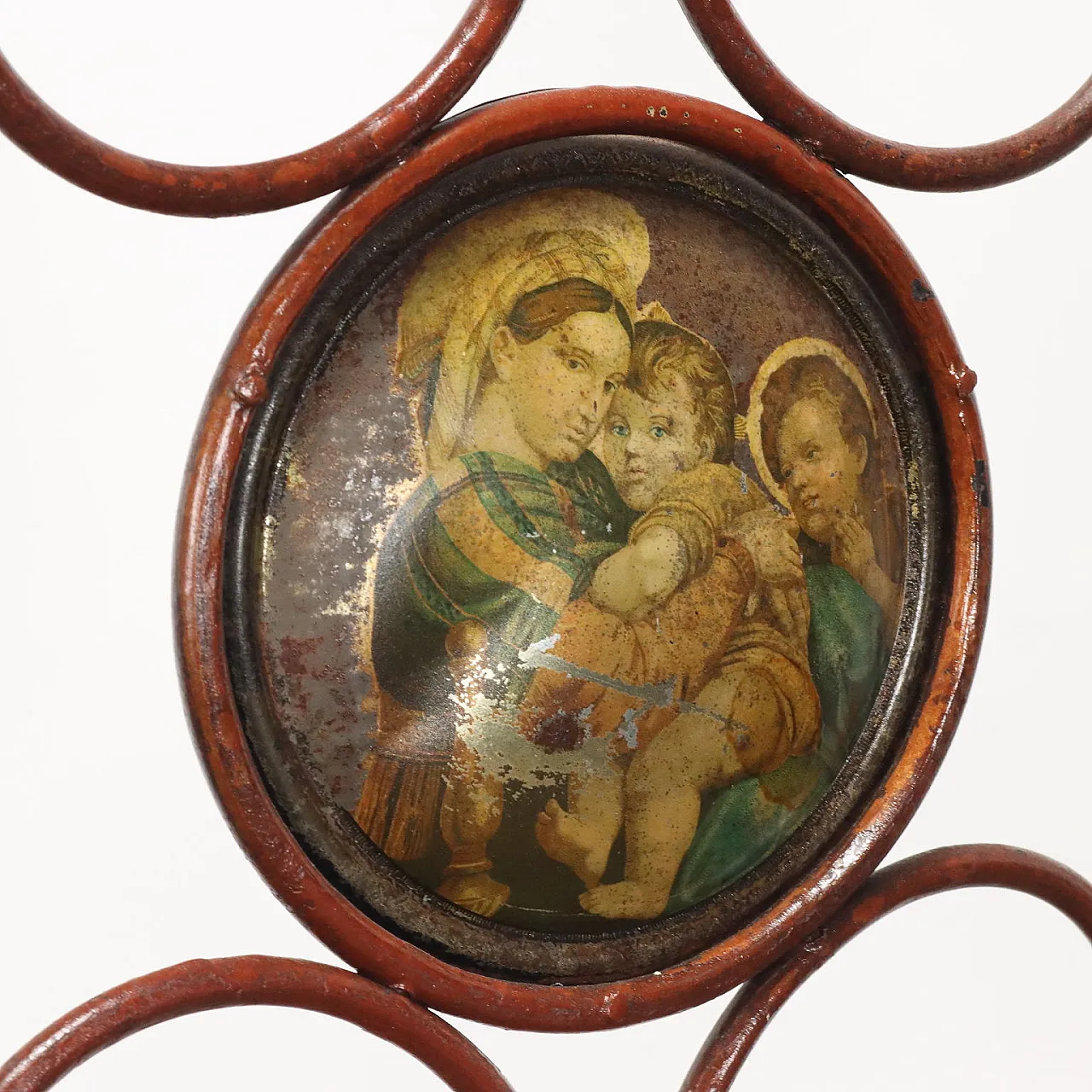 Letto Luigi Filippo in ferro battuto, '800 3