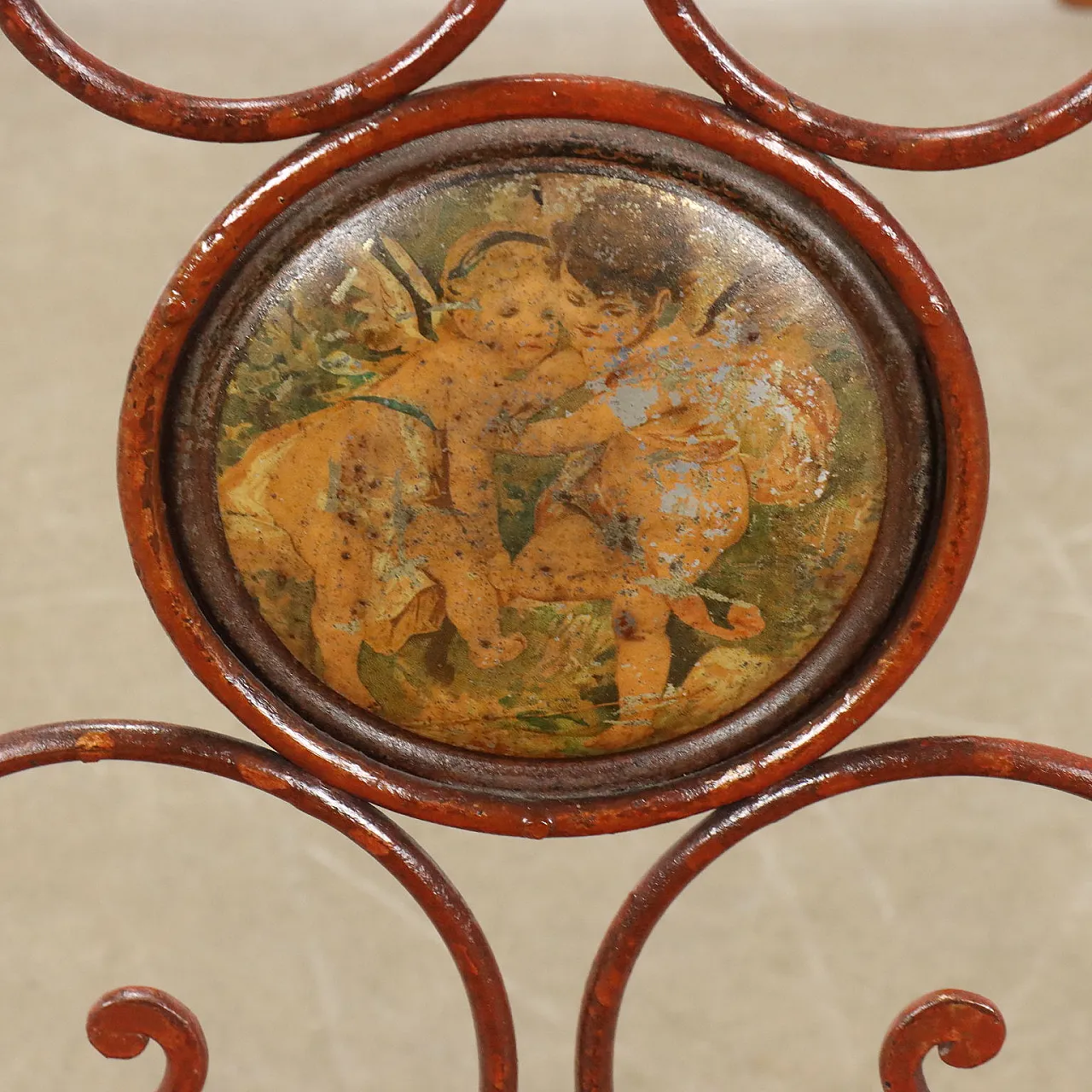 Letto Luigi Filippo in ferro battuto, '800 4