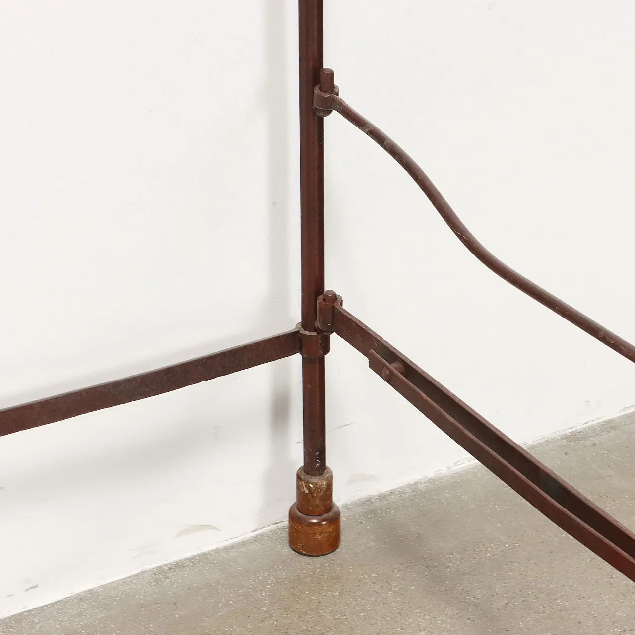 Letto Luigi Filippo in ferro battuto, '800 7