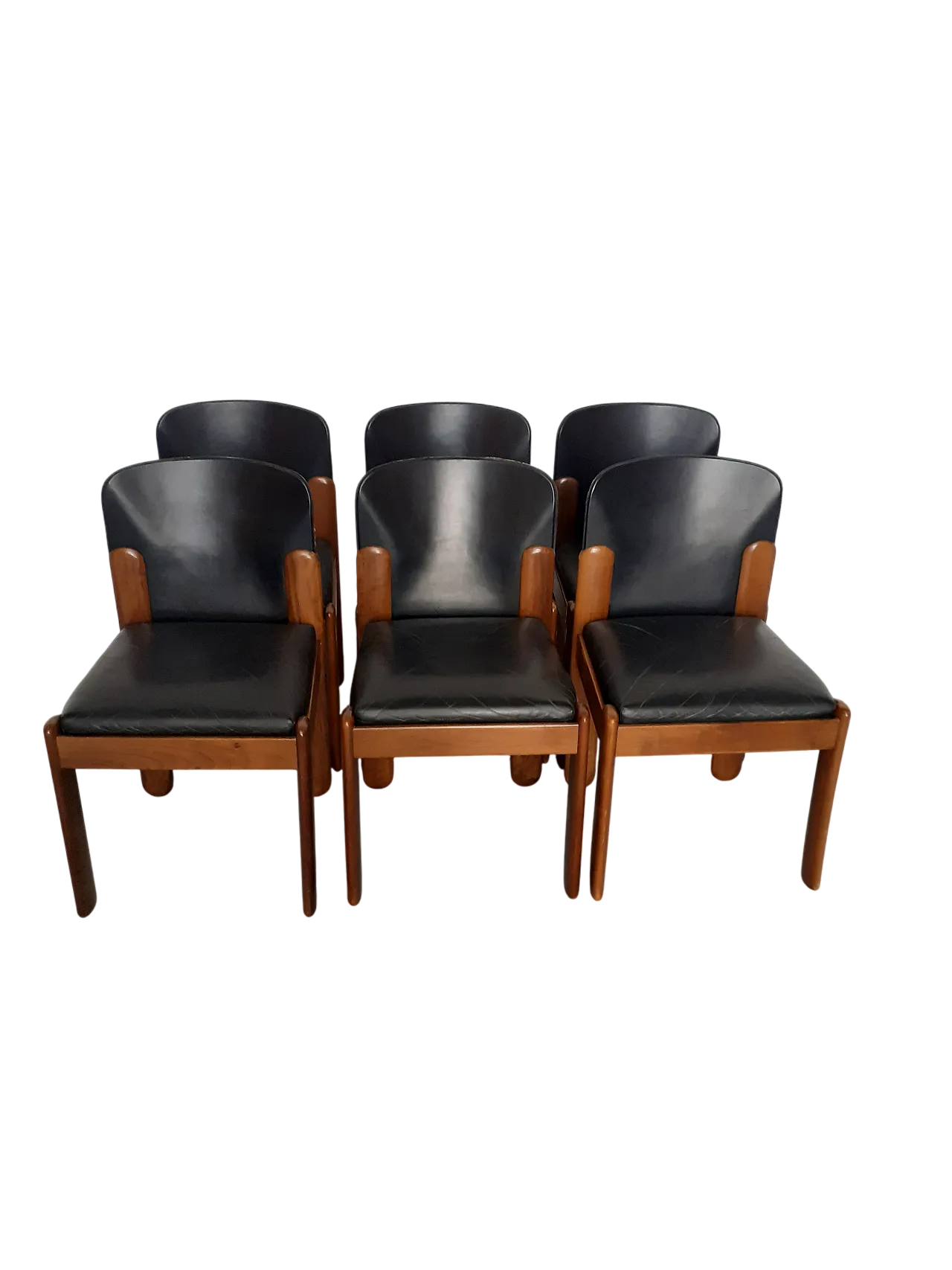 6 sedie di Silvio Coppola per Bernini, anni '60 12