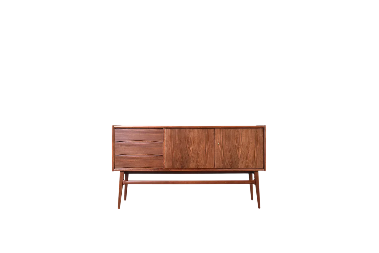 Sideboard in noce polacca, anni '60 20