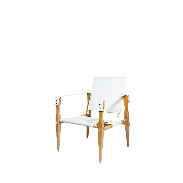 Poltrona Safari Kk47000 di Kaare Klint per Carl Hansen & Son, Danimarca, anni '60