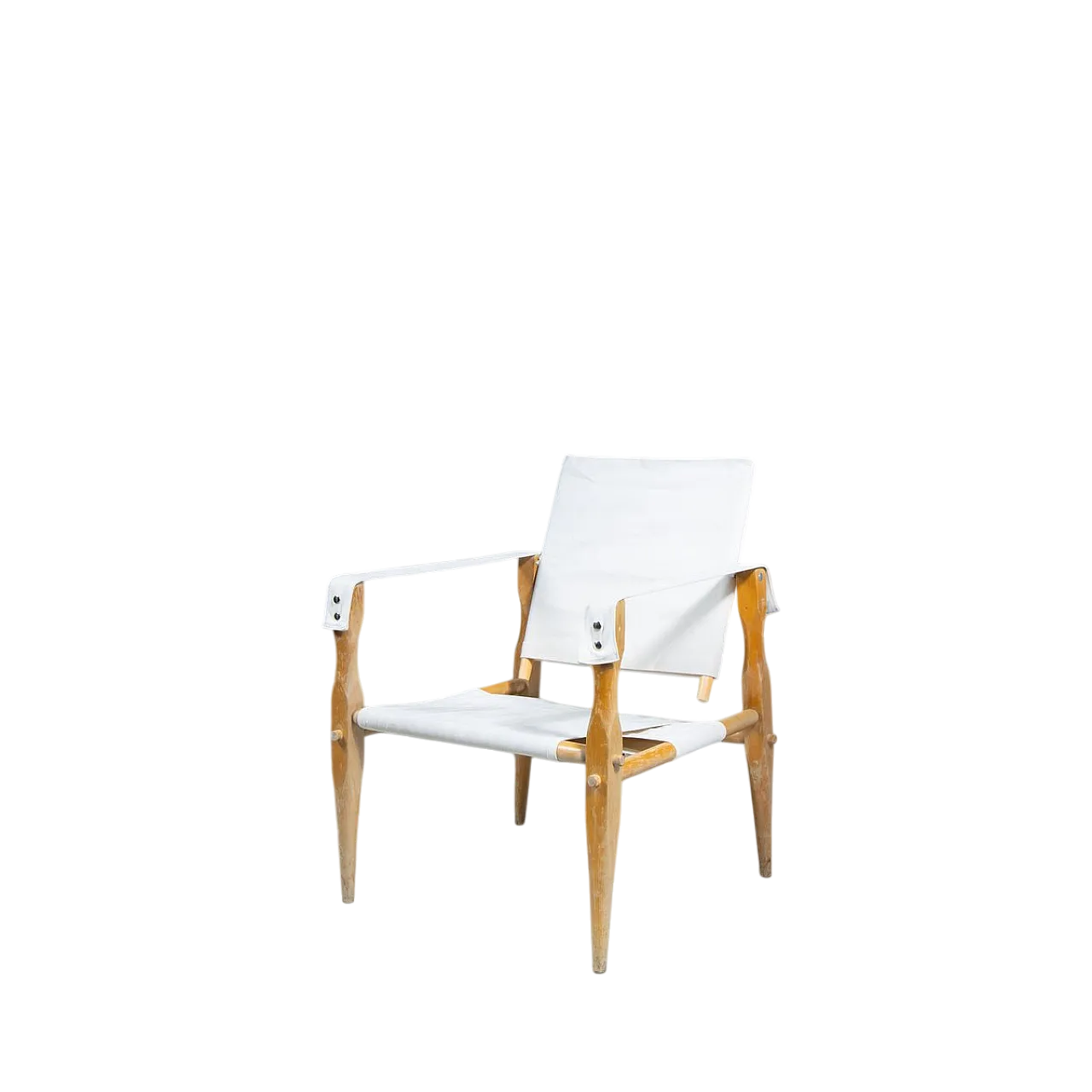 Safari Kk47000 Armchair by Kaare Klint for Carl Hansen & Søn, Denmark, 1960s 13