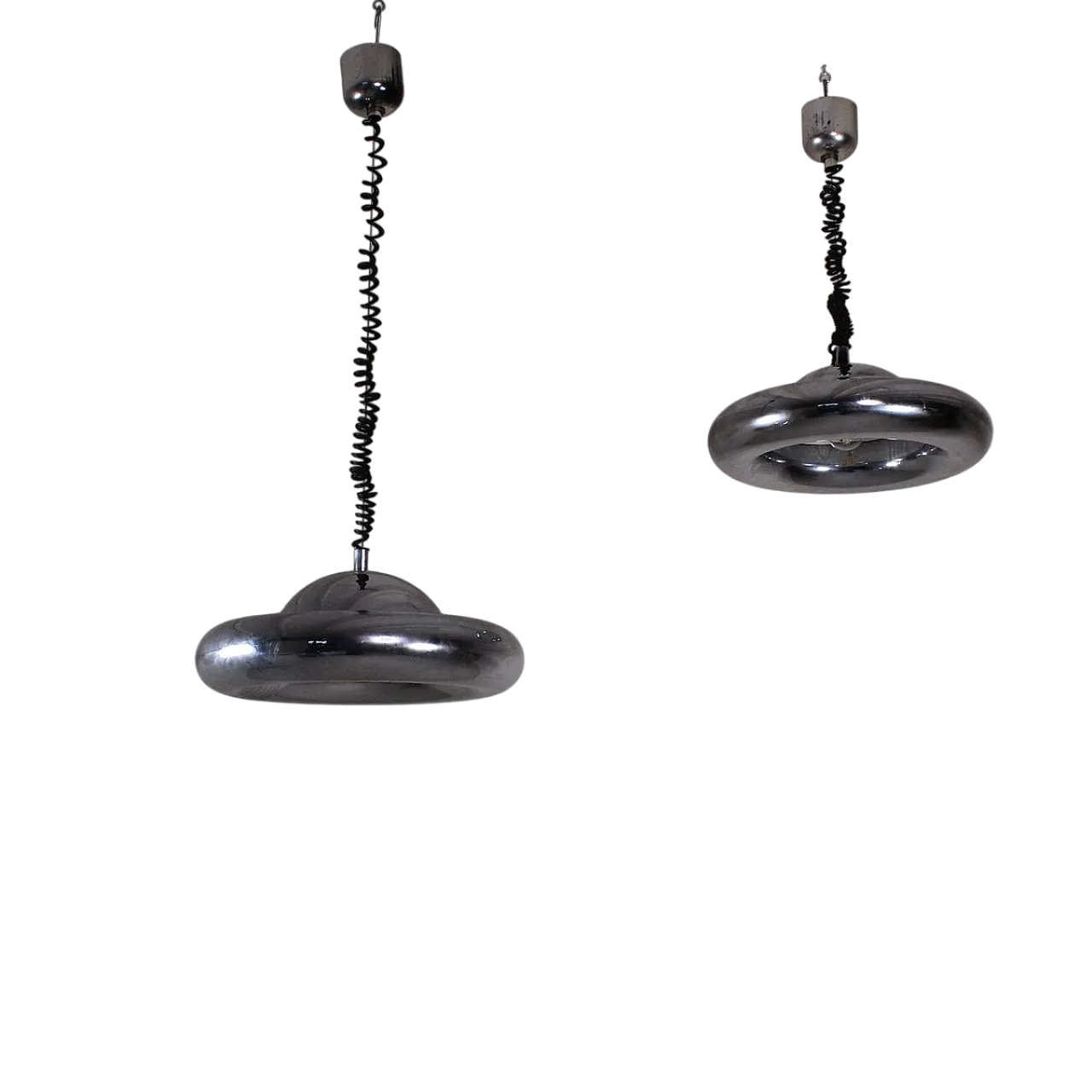 Pair of Loto Style Pendants by Afra & Tobia Scarpa for Flos, 1960 8