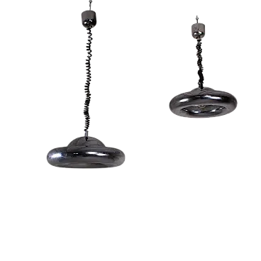 Pair of Loto Style Pendants by Afra & Tobia Scarpa for Flos, 1960