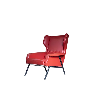 Red Skai Armchair, 1970s