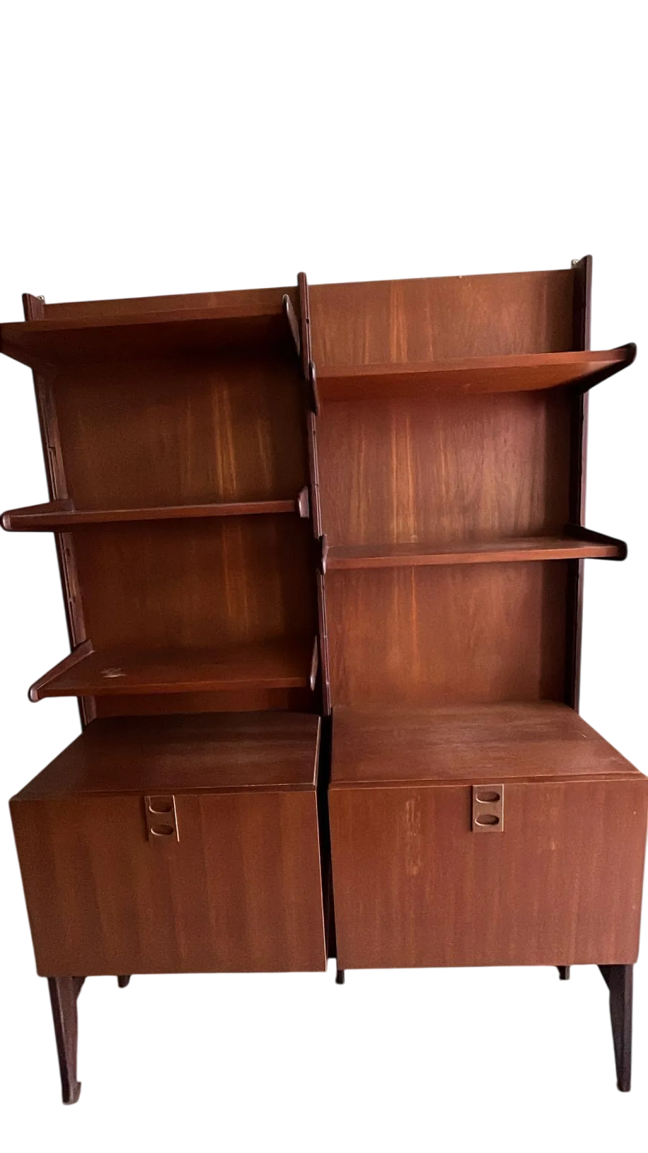 Libreria in legno teak, anni '60 5