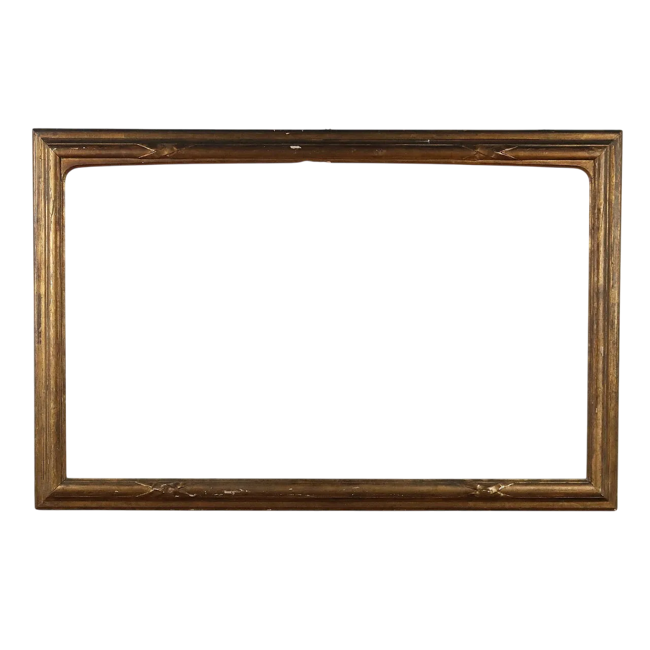 Frame in Baroque style the golden fir wood, mid-20th century 11