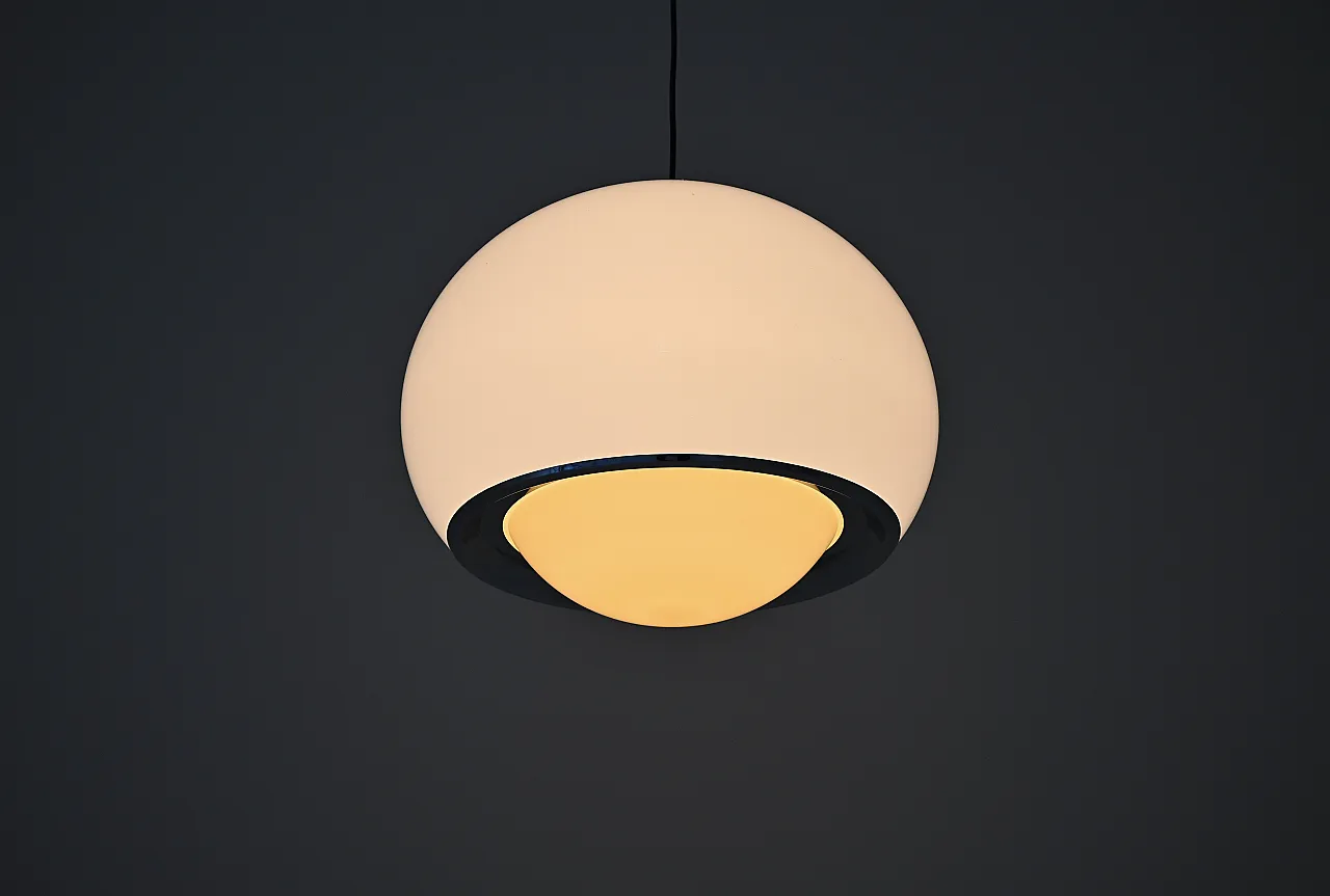 Lampada sospesa "Bud Grande" di Harvey Guzzini, anni '70 2