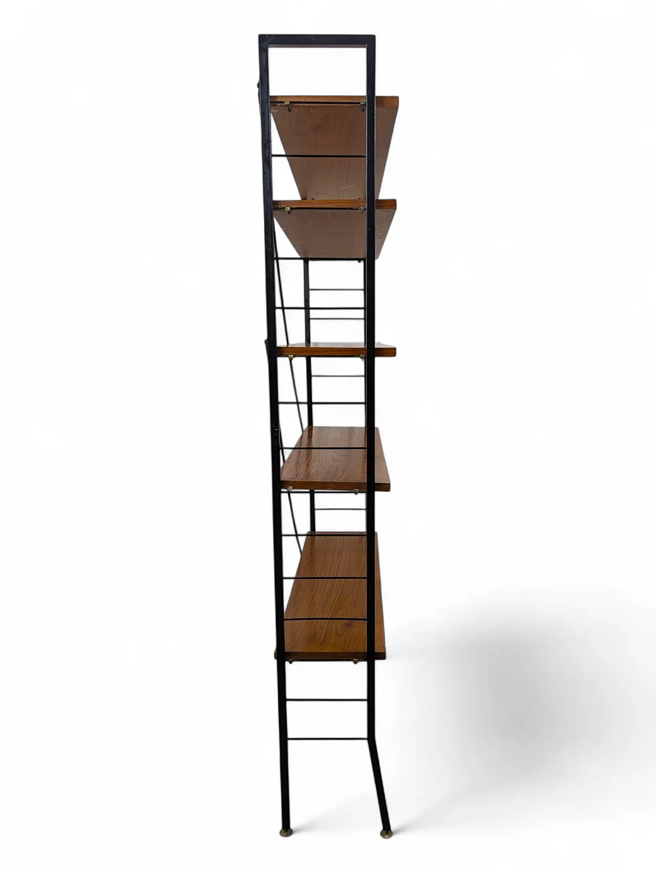 Teak wooden bookcase, 60s 6