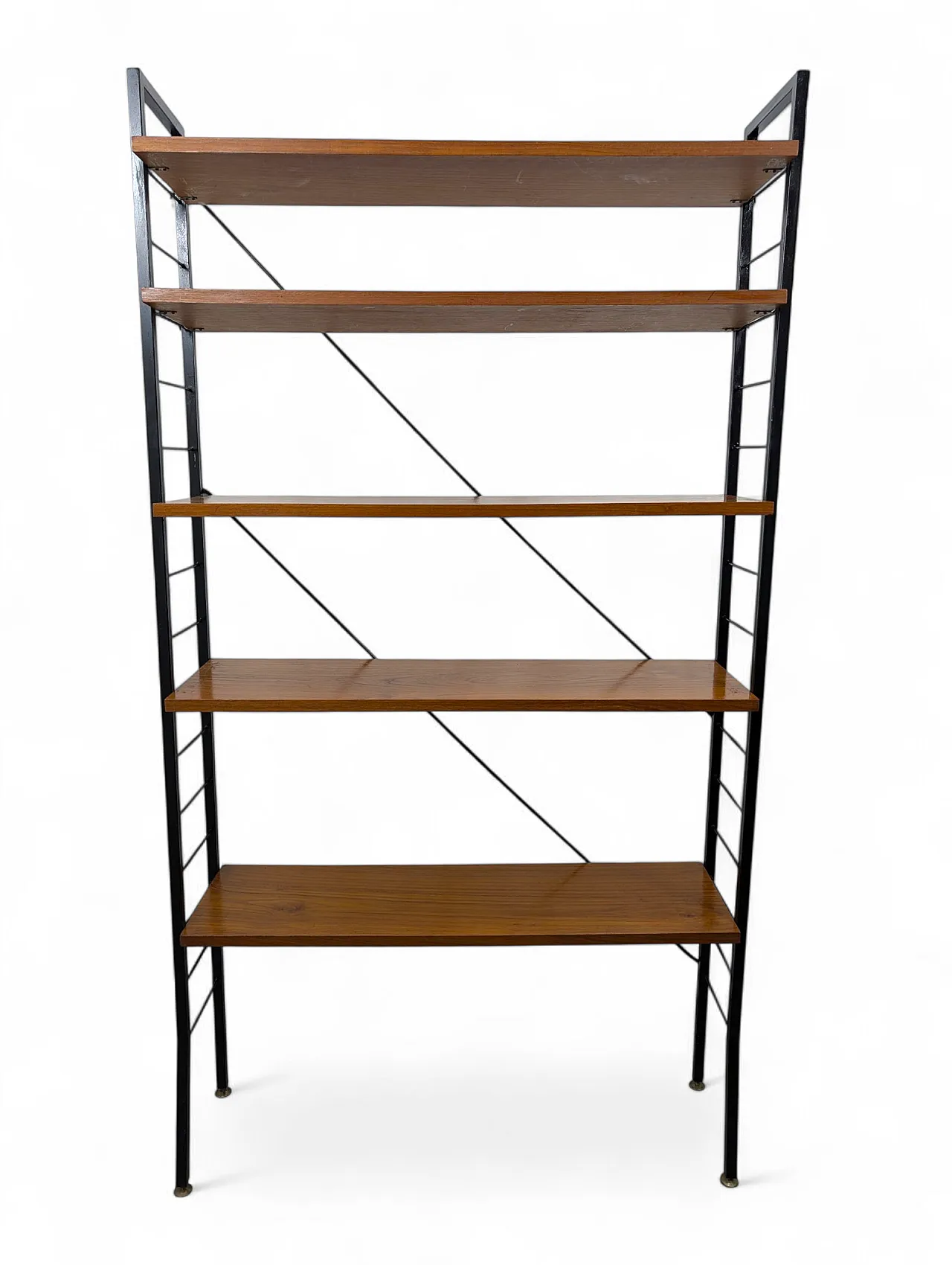 Teak wooden bookcase, 60s 10