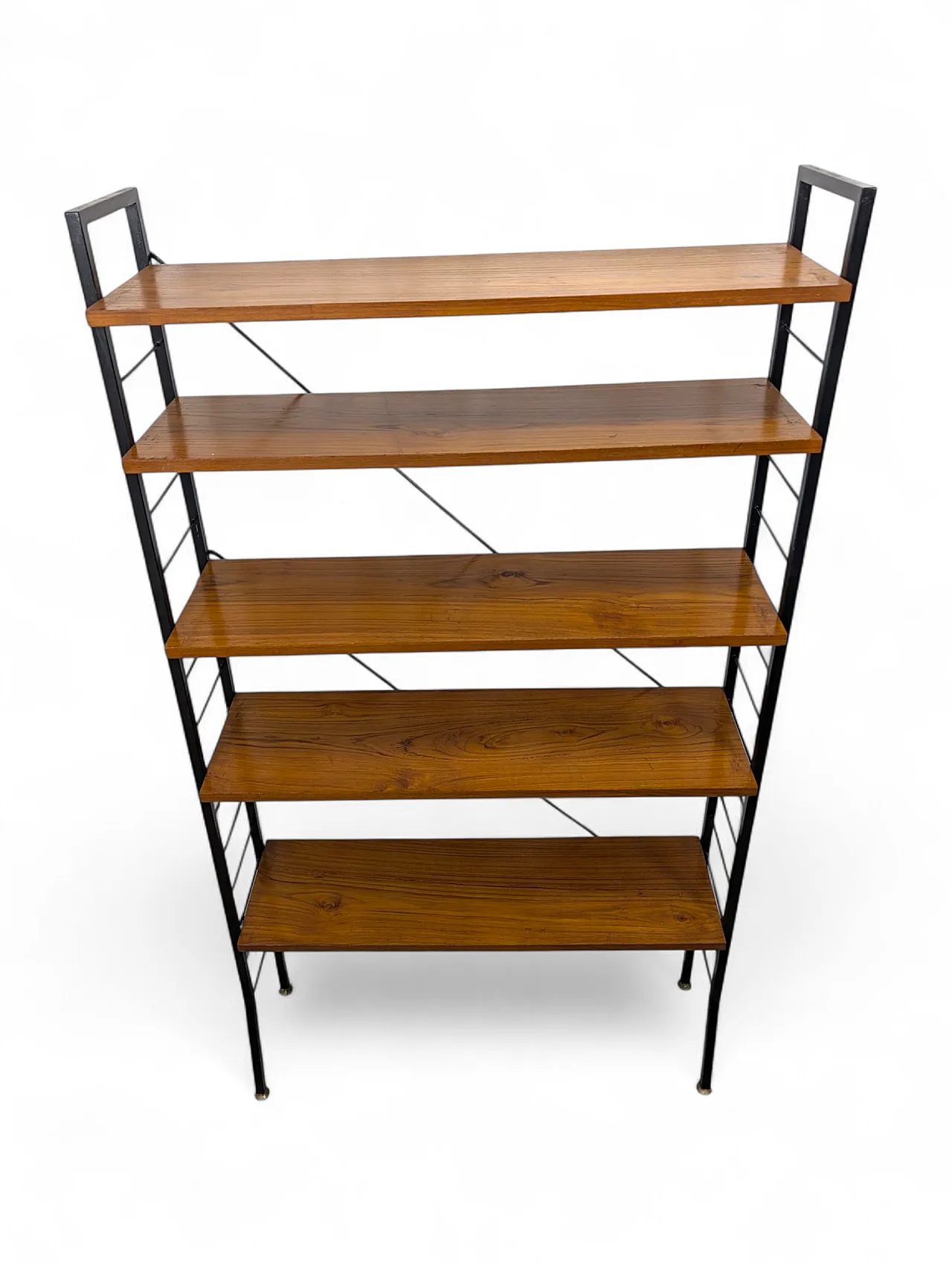 Teak wooden bookcase, 60s 12