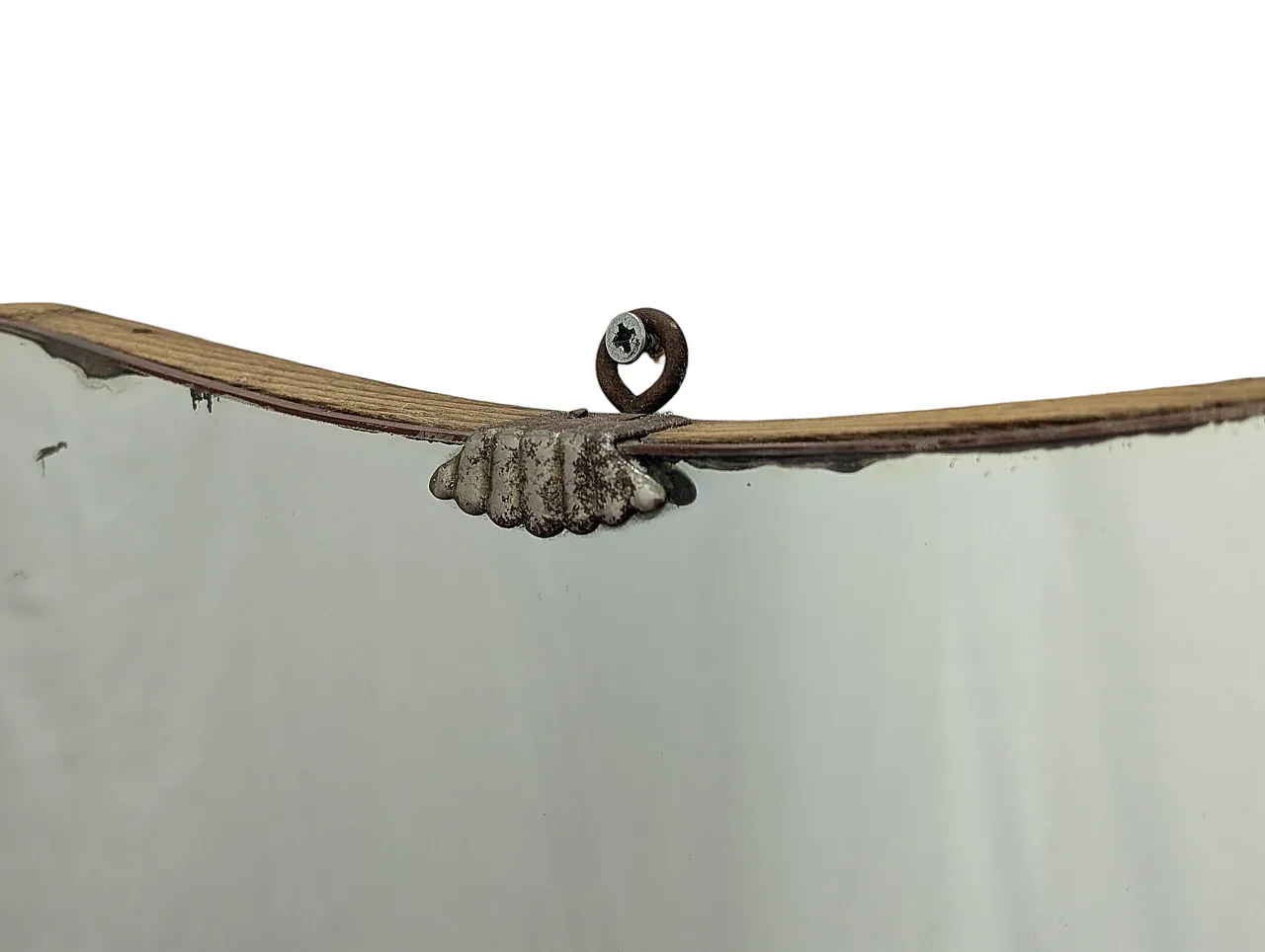 Specchio ricurvo in stile Art Deco, anni '50 12