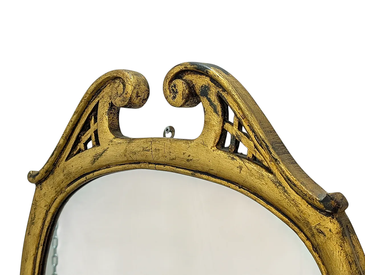 Specchio stile classico con cornice in legno, fine '900 2