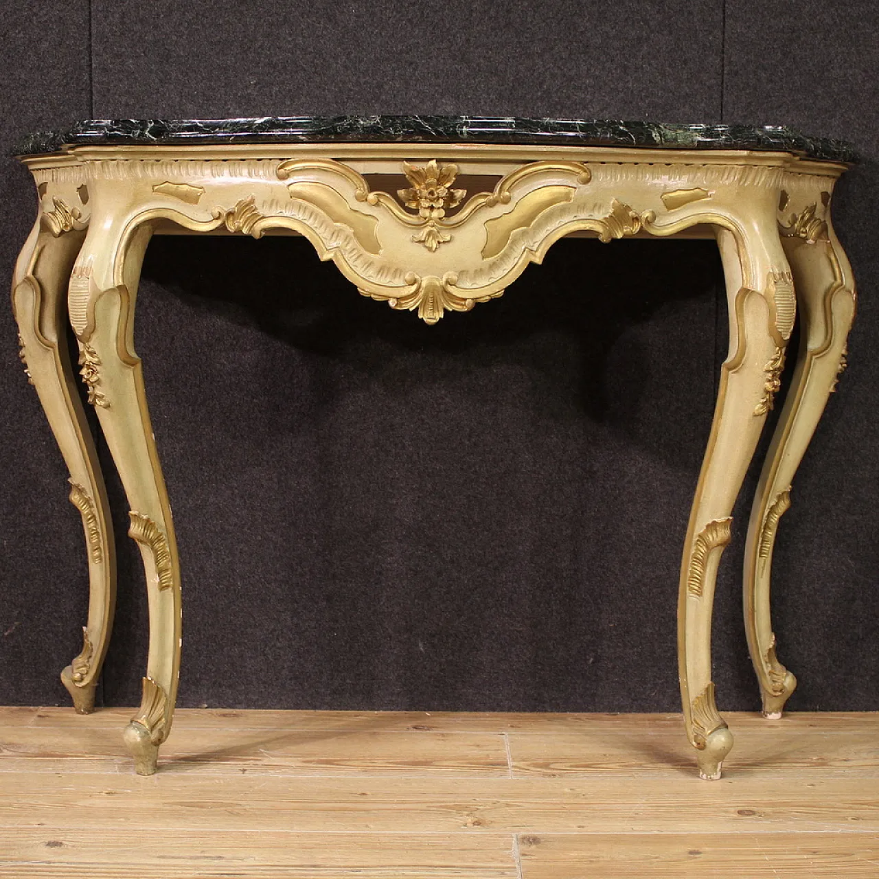 Console laccata e dorata, '900 4