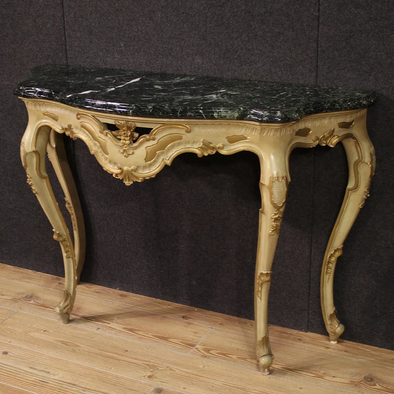 Console laccata e dorata, '900 5