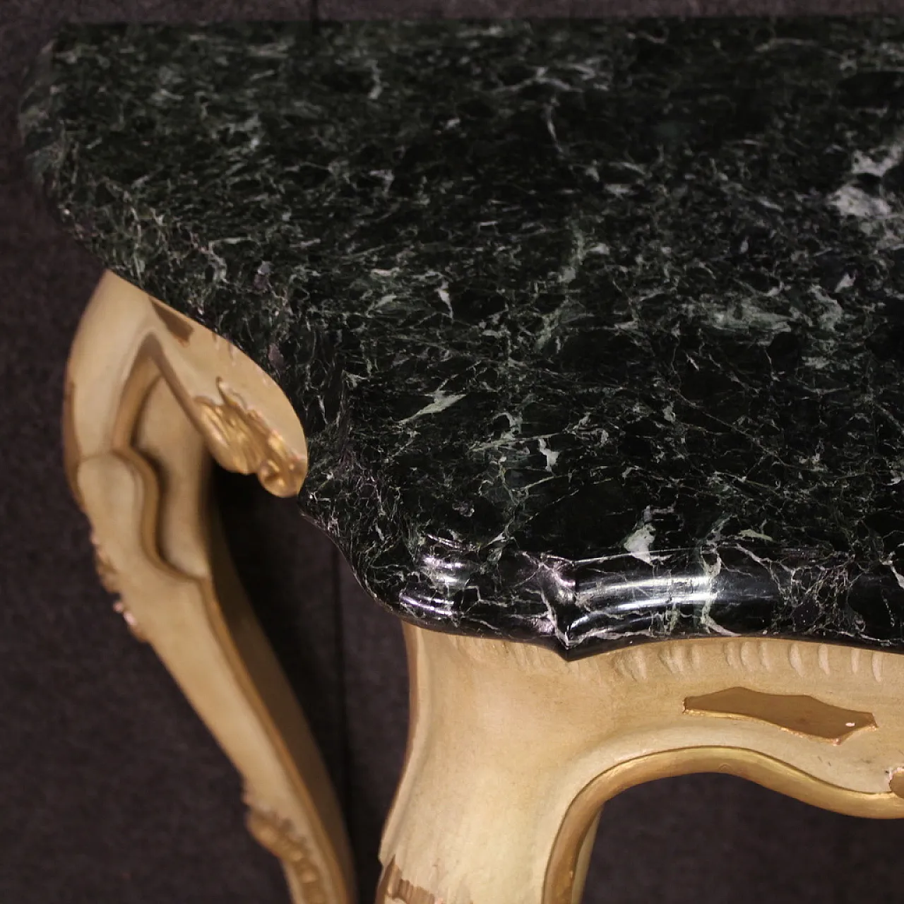 Console laccata e dorata, '900 11