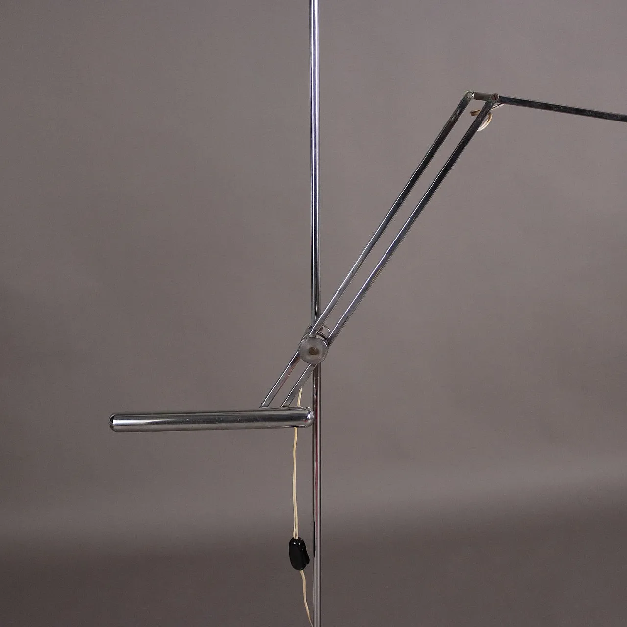 Lampada da terra in alluminio e metallo, fine '900 6