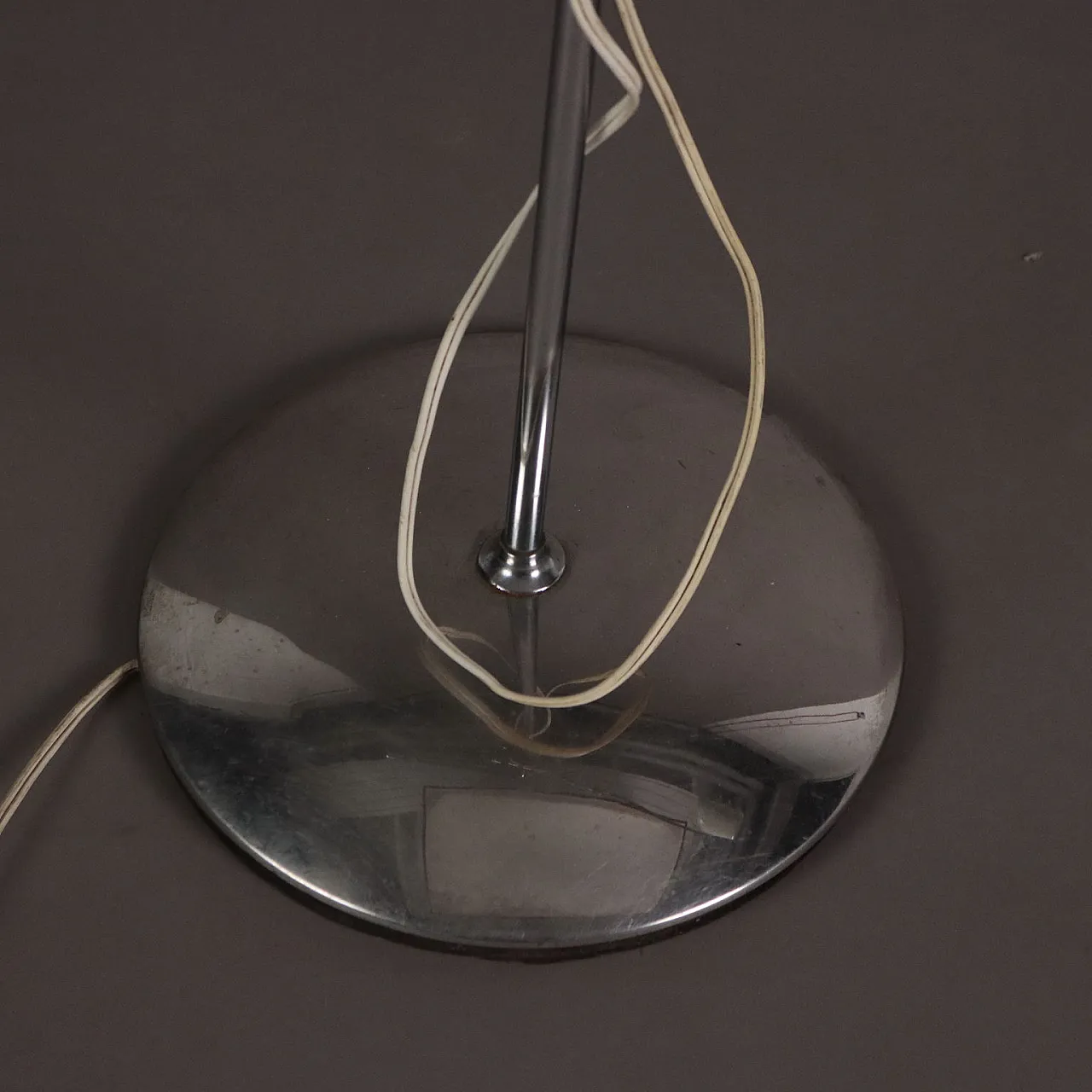 Lampada da terra in alluminio e metallo, fine '900 8