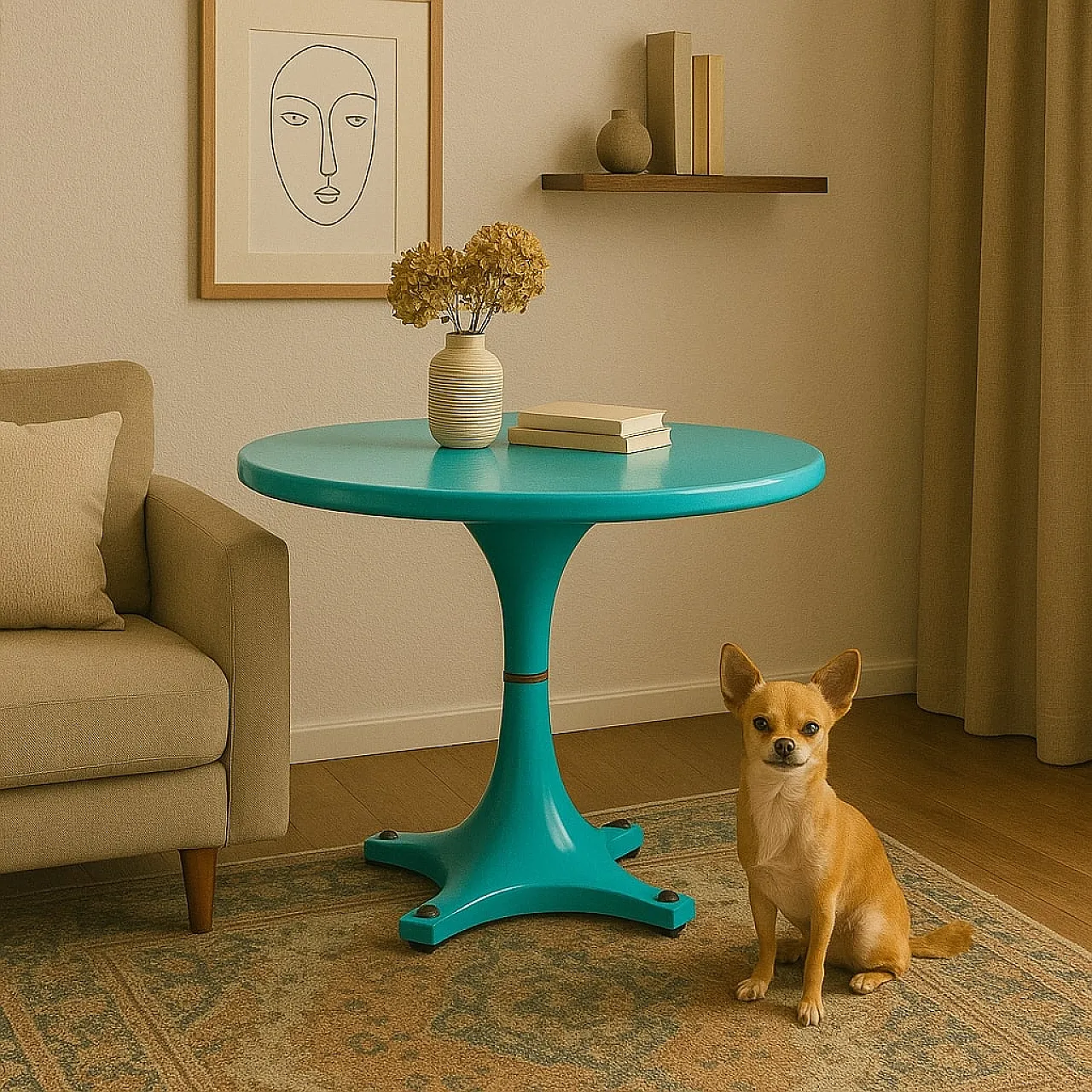 Tavolo 4997 di Ignazio Gardella e Anna Castelli per Kartell, anni '60 2