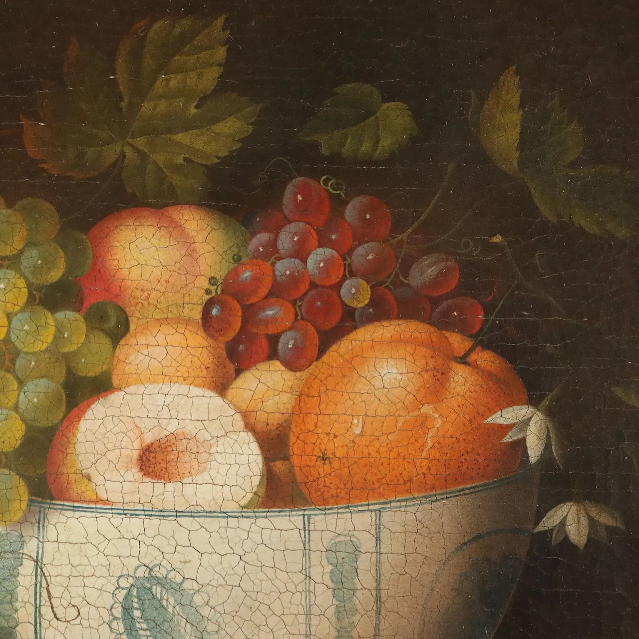 Natura morta con Frutta e Calice, olio su tela, '900 5