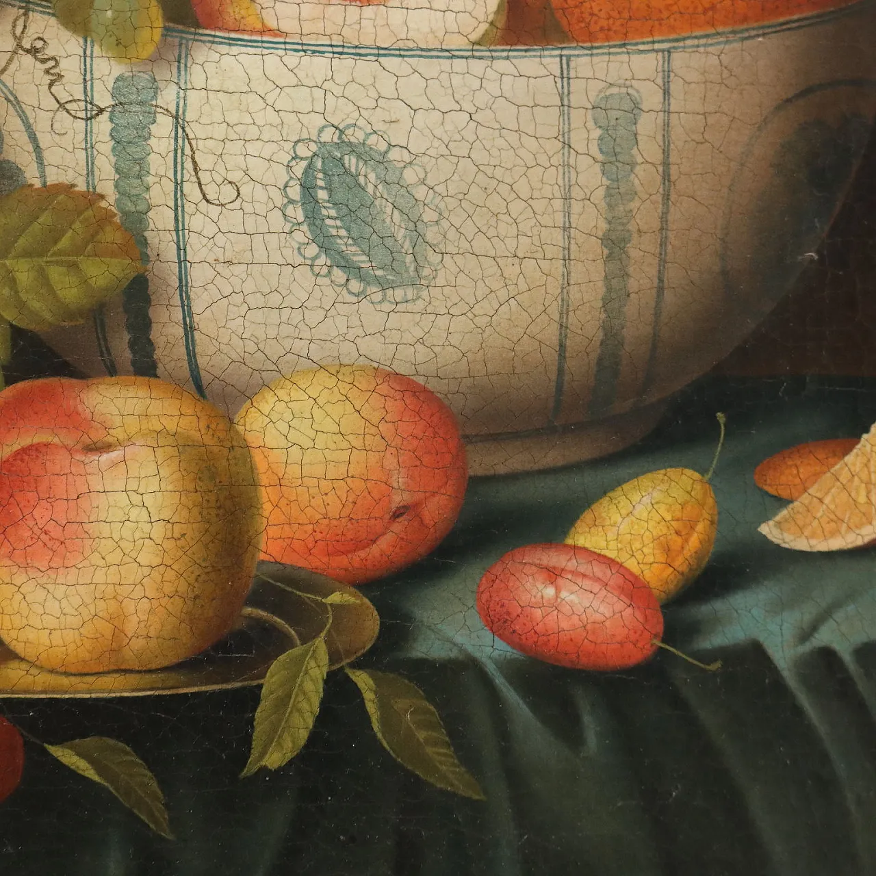 Natura morta con Frutta e Calice, olio su tela, '900 7