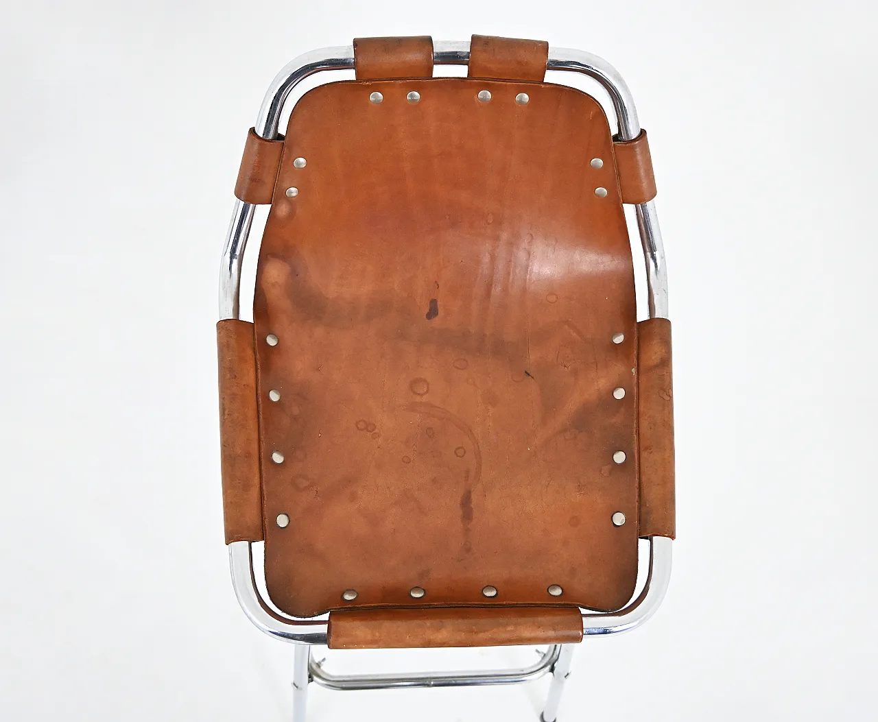 Coppia di sgabelli Les Arcs di Charlotte Perriand, anni '60 8