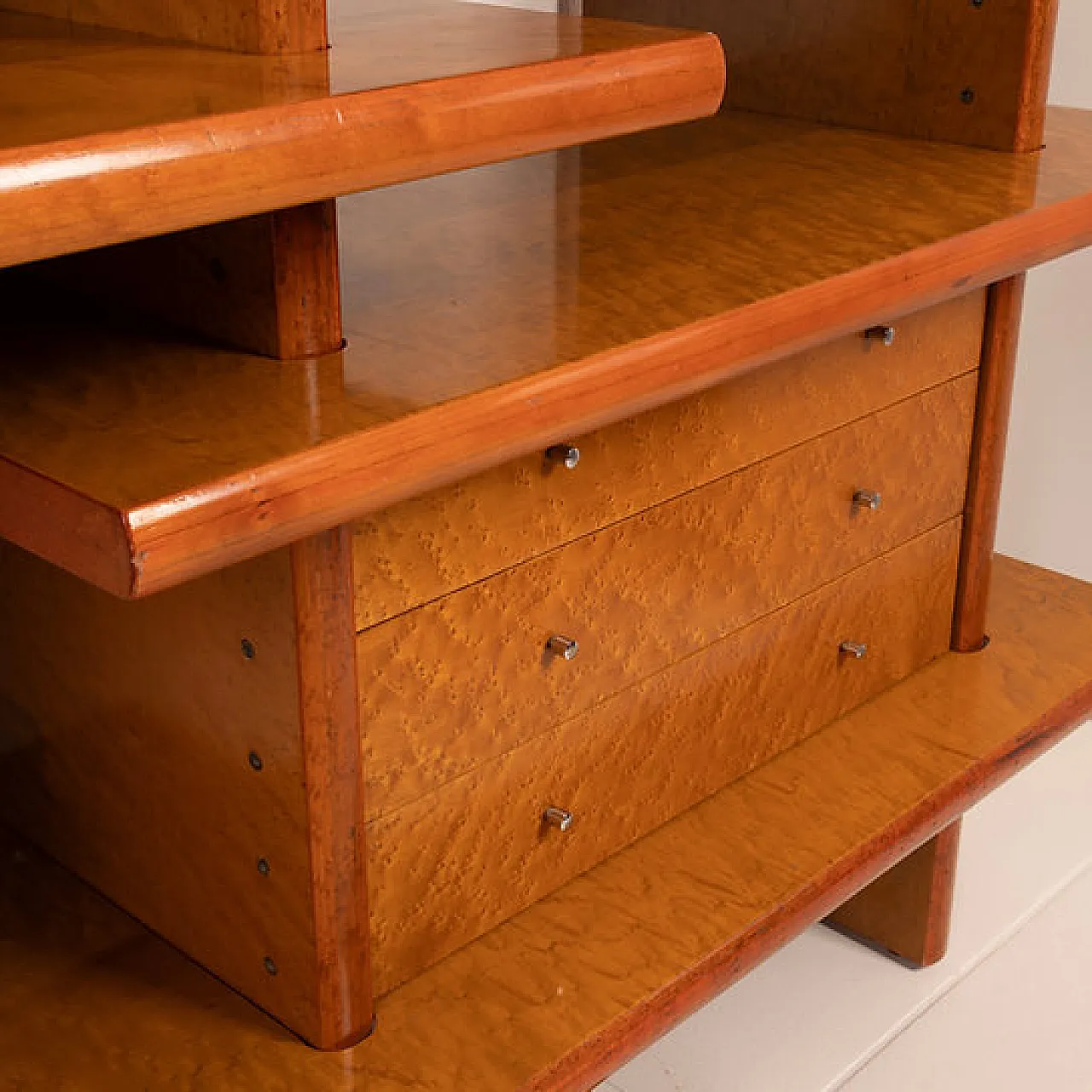 Crossing bookcase by Giovanni Offredi for Saporiti, 1970s 2