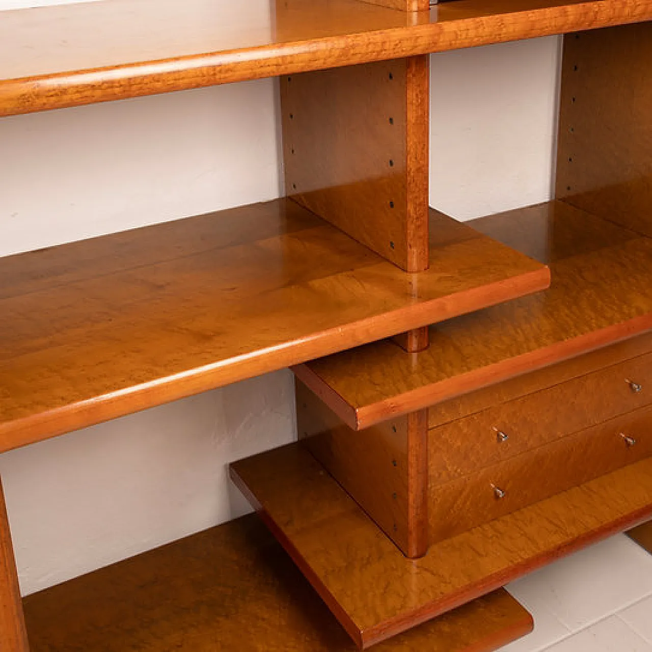 Crossing bookcase by Giovanni Offredi for Saporiti, 1970s 6