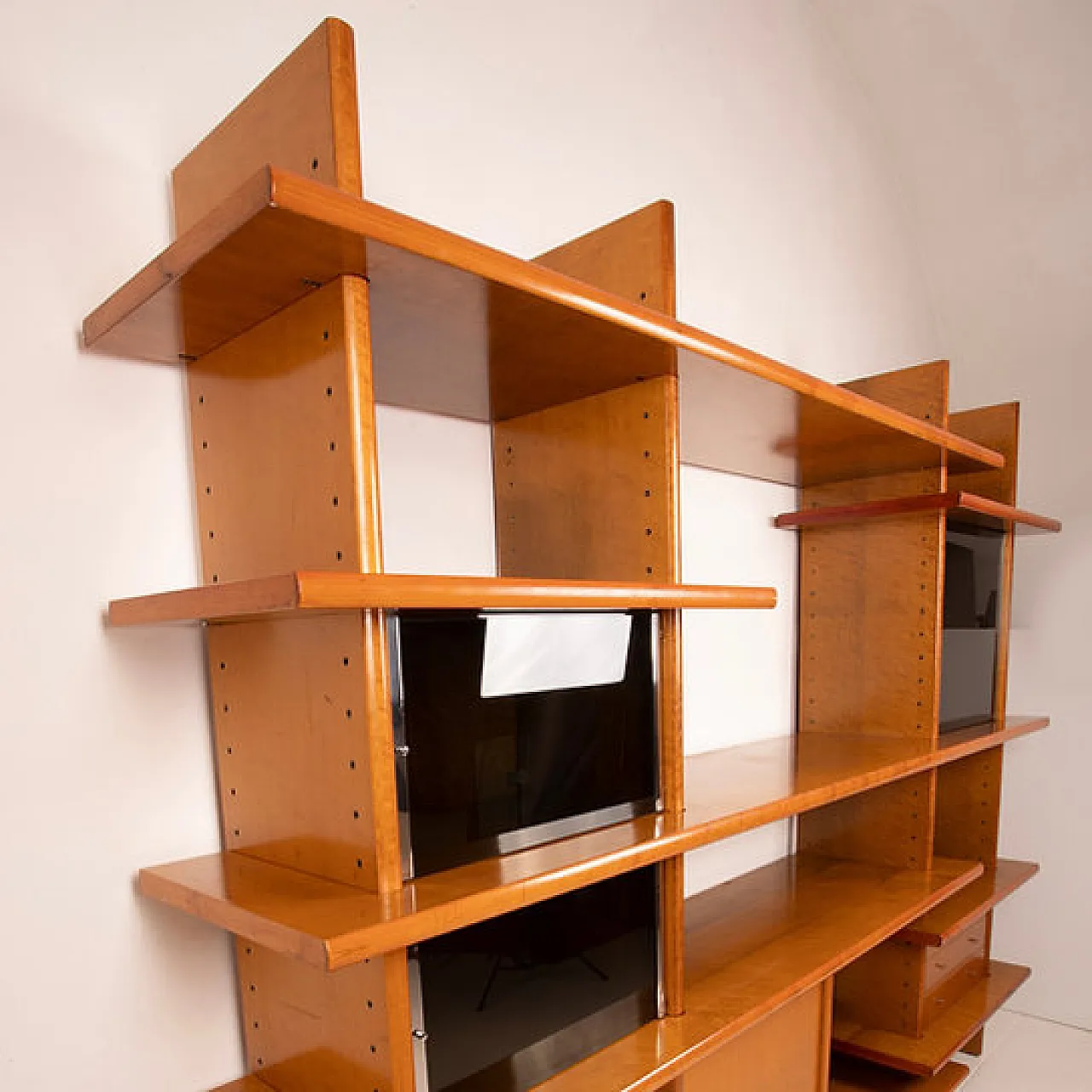 Crossing bookcase by Giovanni Offredi for Saporiti, 1970s 12