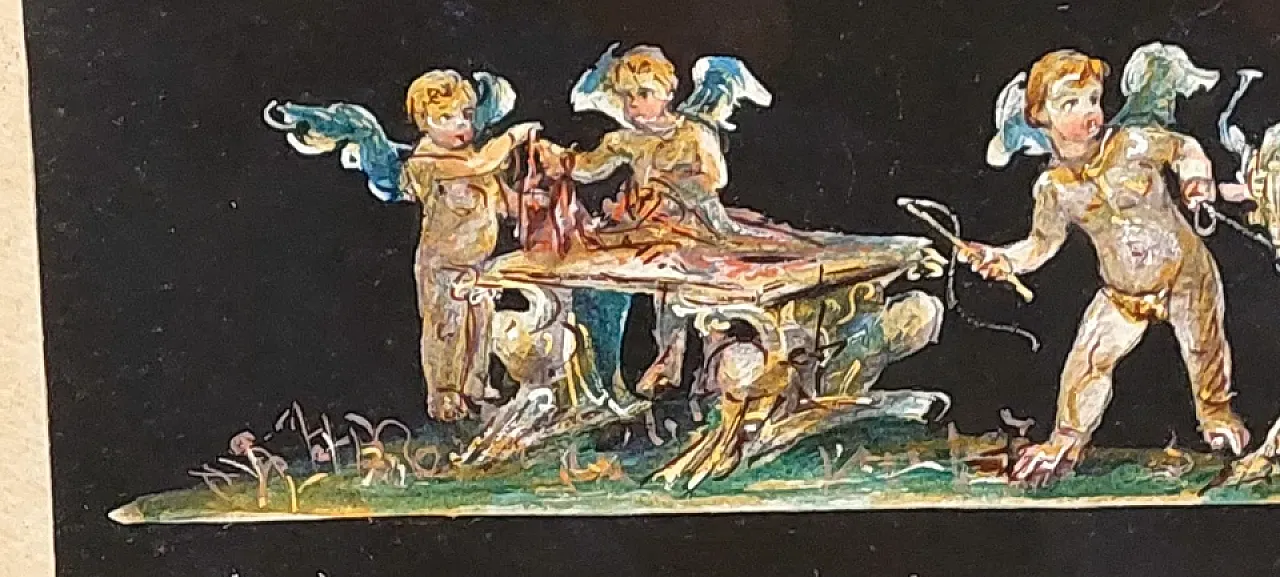 Pompei di Antonio Francione, acquerello, '900 2