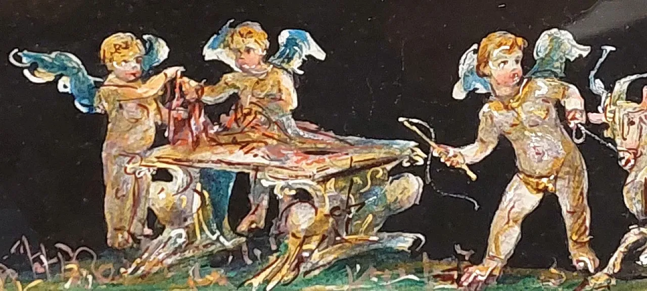 Pompei di Antonio Francione, acquerello, '900 4