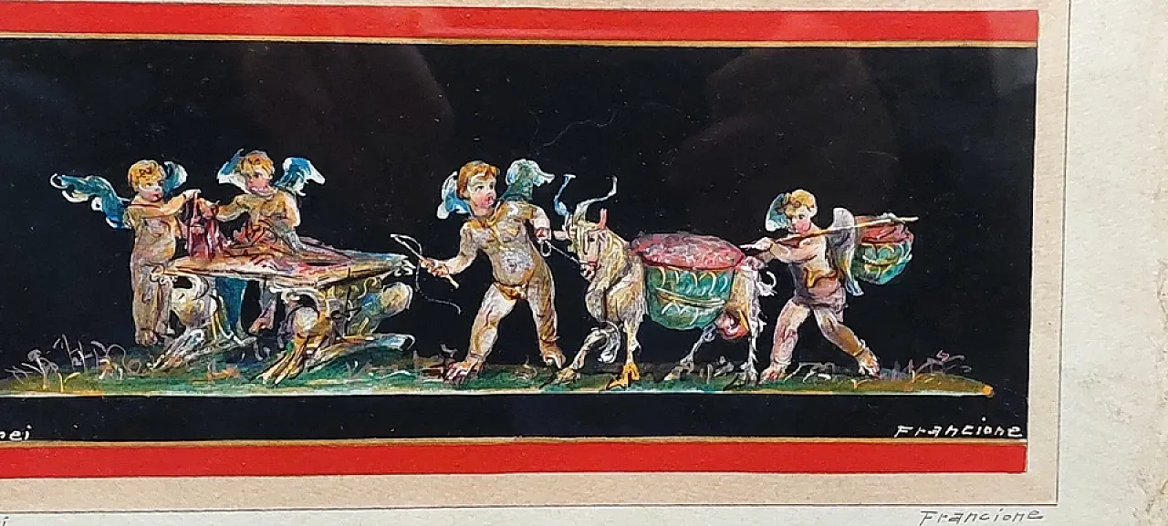 Pompei di Antonio Francione, acquerello, '900 7