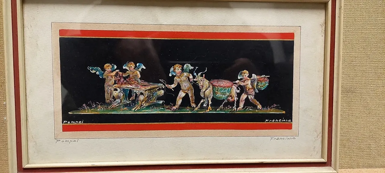 Pompei di Antonio Francione, acquerello, '900 9