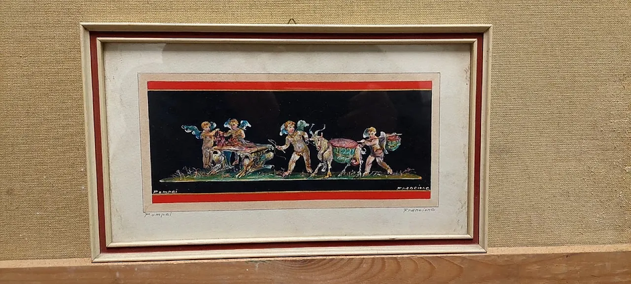 Pompei di Antonio Francione, acquerello, '900 11