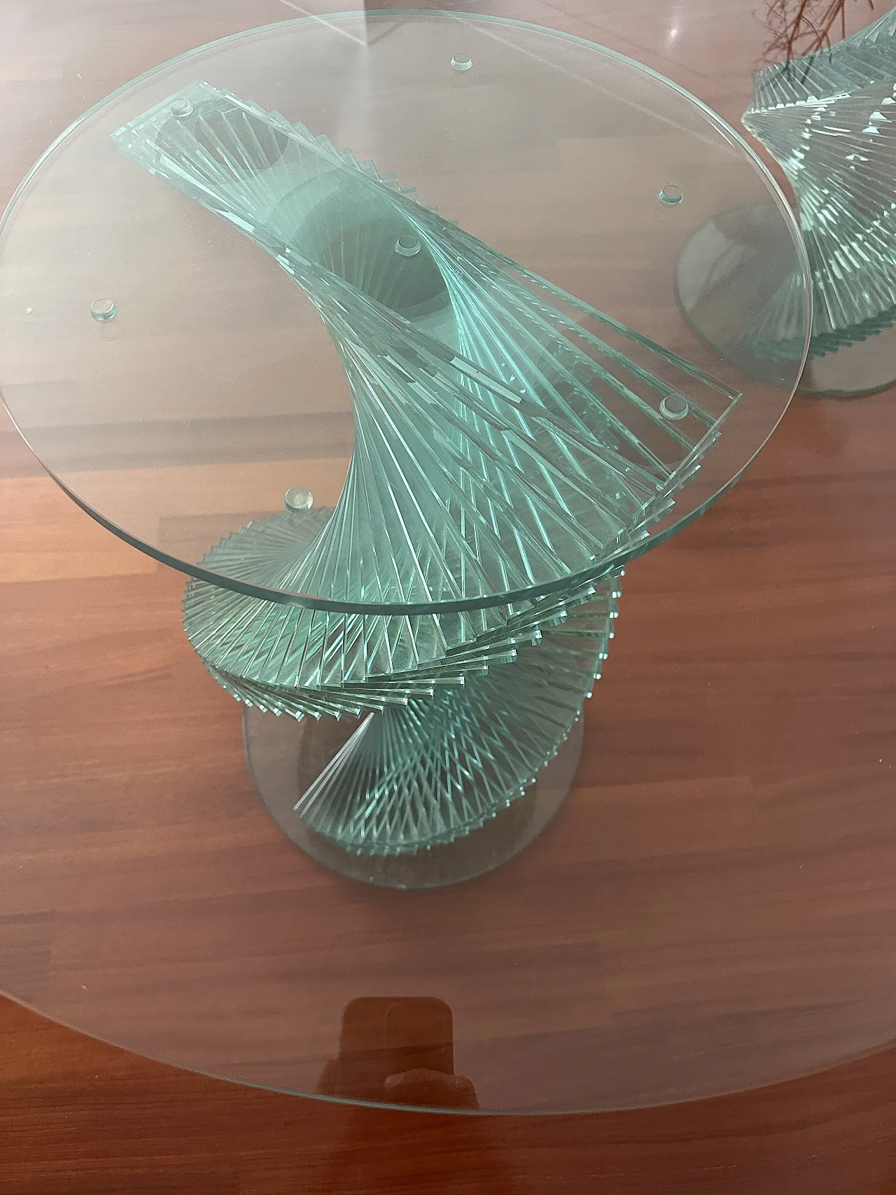 Elica table in tempered glass by Tonelli, '900 15