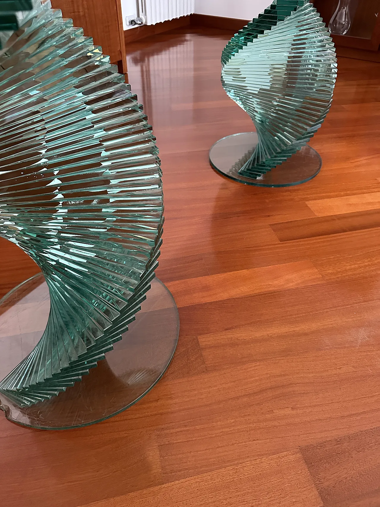 Elica table in tempered glass by Tonelli, '900 26