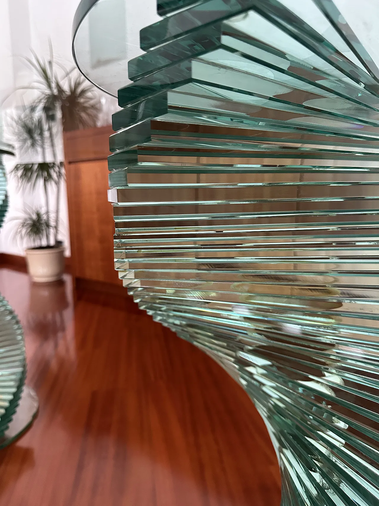 Elica table in tempered glass by Tonelli, '900 28