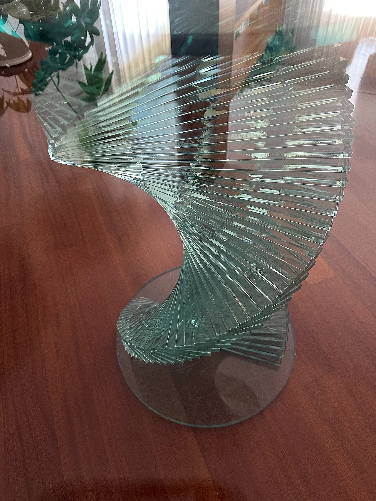 Elica table in tempered glass by Tonelli, '900 29