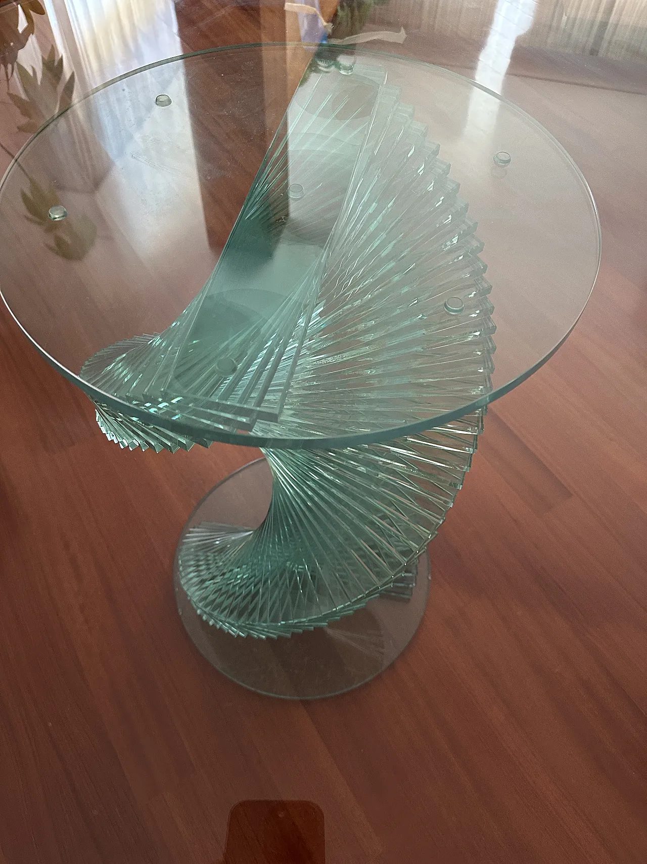 Elica table in tempered glass by Tonelli, '900 31